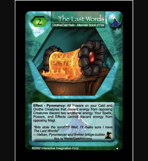The Last Words - Orothe - Foil